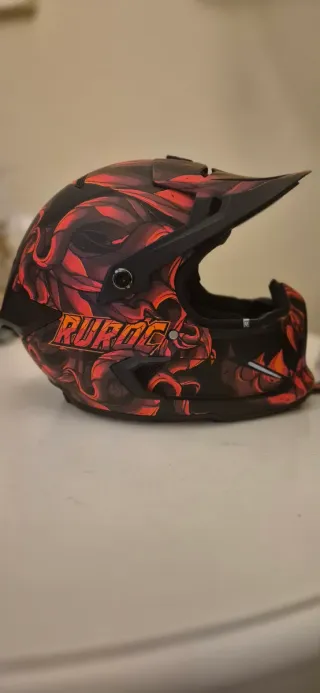 Casco Ruroc Moto Campo con Gafas
