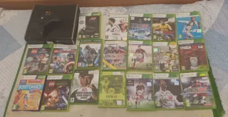 Consola Xbox 360 +23 juegos y mando inalambrico