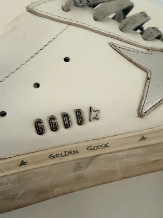 Golden Goose Hi Star Sneakers Blancas/Gris