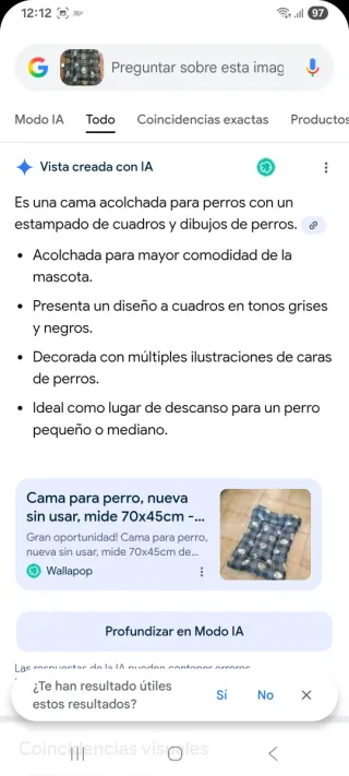 Cojín estampado perros