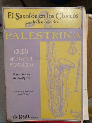 Il sassofono nei classici: Palestrina - Credo della Messa del Papa Marcello