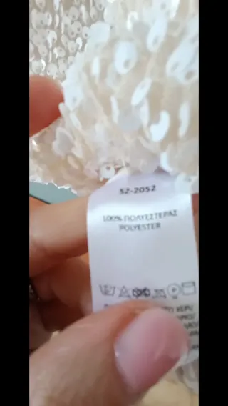 Top donna ACC ESS con paillettes taglia L