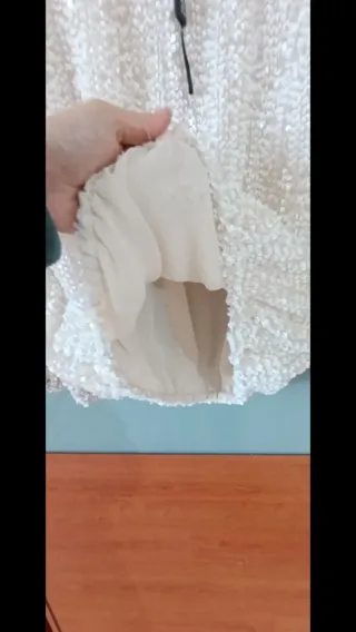 Top donna ACC ESS con paillettes taglia L