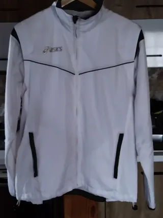 Chándal Asics Blanco y Negro