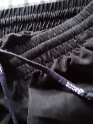 Chándal Asics Blanco y Negro