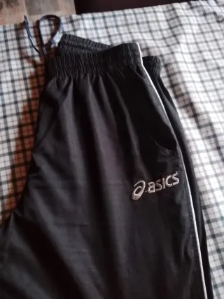 Chándal Asics Blanco y Negro