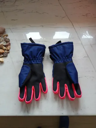Guantes Esquí Wedze Azul/Rosa 6-8 años