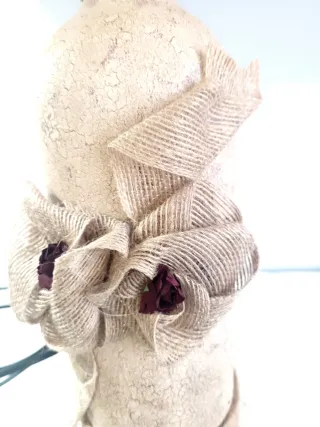 Lámpara de mesa auxiliar de cristal