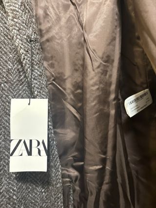 Abrigo Zara Gris