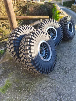 Llantas forjadas antidesllante + trepador 40