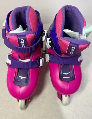 Patines Oxelo Niña Ajustables Rosa/Morado