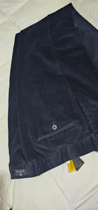 Pantaloni eleganti Bugatti neri taglia 54