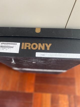 Stivali alti in pelle marrone