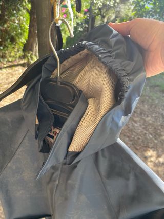 Chaqueta chubasquero azul marino