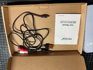PROZOR HDMI Switch 3 en 1 4K Extractor Audio