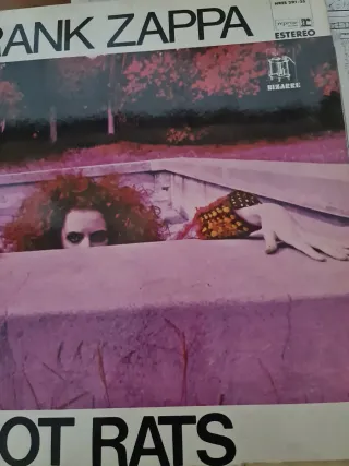 6Vinilo LP Frank Zappa,3 d ellos dobles sin usar..