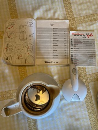 Cafetera Eléctrica blanca Moulinex 8 Tazas