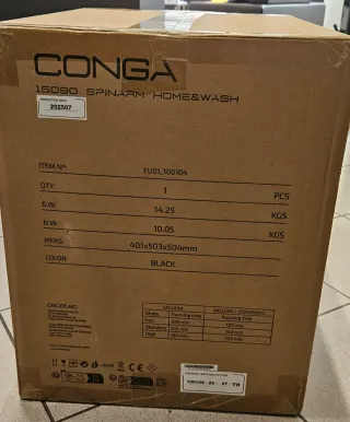 Conga 15090 Spinarm Home&Wash Nero