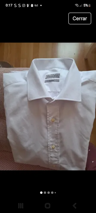 Camisa Classic Fun Blanca Talla M