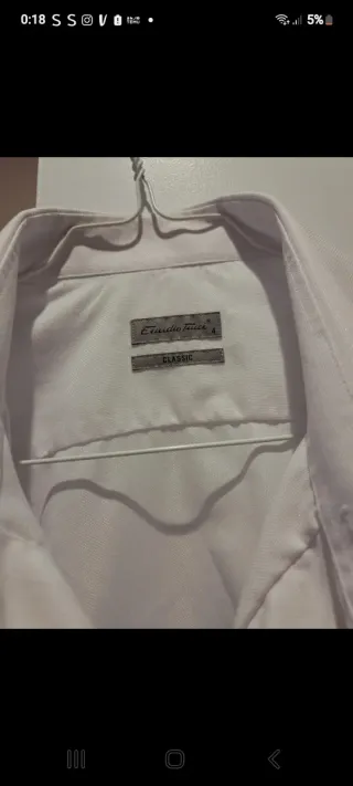 Camisa Classic Fun Blanca Talla M