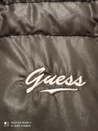 Piumino Guess nero vera piuma d'oca