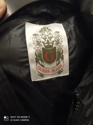 Piumino Guess nero vera piuma d'oca