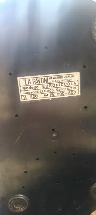 La Pavoni Europiccola Roja