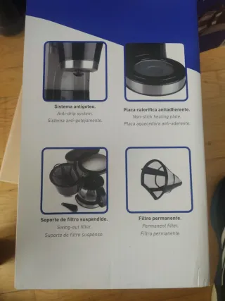 Cafetera Jata CA288N 8 Tazas 550W