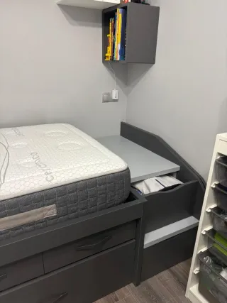 Habitación juvenil 2 camas y 2 colchones