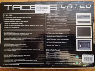 Caja Tacens Lateo HDD Cooler & Silencer