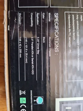 Caja Tacens Lateo HDD Cooler & Silencer