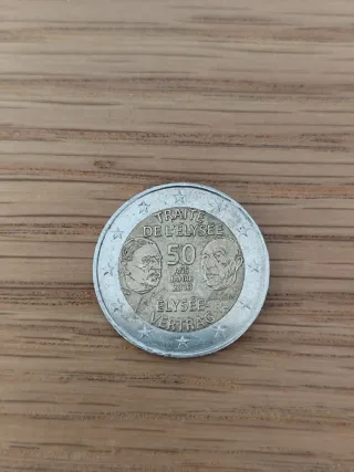 Moneda Conmemorativa Tratado de los Campos Elíseos