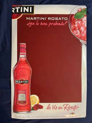 Pizarra Metálica Martini Rosato