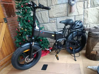 Bicicleta Engwe engine X  Eléctrica Plegable Negra