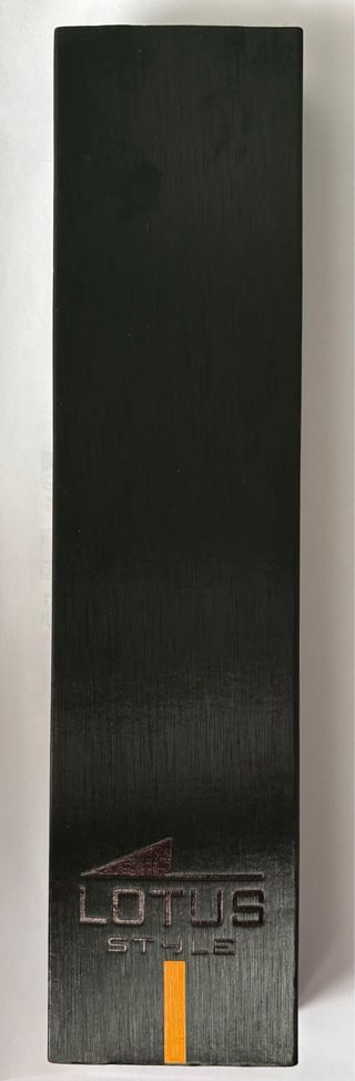 Pulsera Lotus Style Cuero Negro y Plata