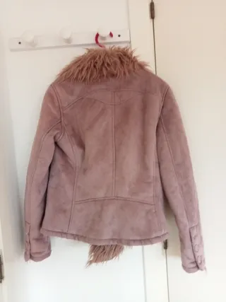 Chaqueta rosa pelo talla S