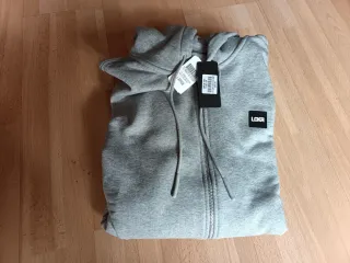 Sudadera con capucha gris marca propia footlocker