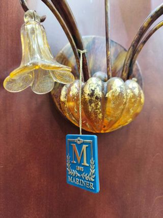 Aplique Mariner 194580 Bronce y Cristal