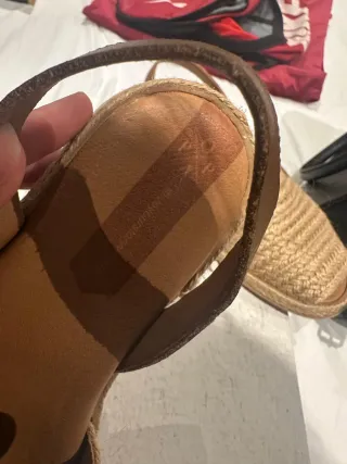 Alpargatas de piel POPA