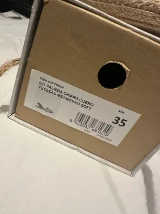 Alpargatas de piel POPA