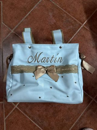 Bolso carrito bebé bordado Martin
