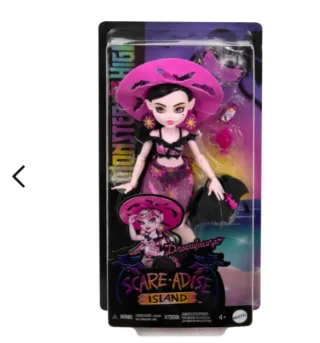 Monster High Muñeca Traje de Baño Rosa