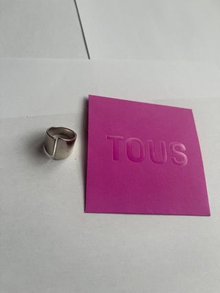 Anillo Tous Plata Ancho Sin Estrenar