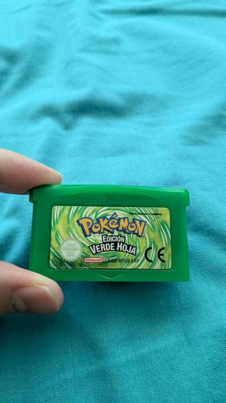 Pokemon Verde Hoja GBA Edición Española original