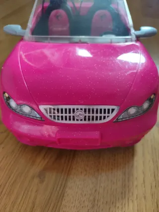 Coche Barbie Descapotable Rosa