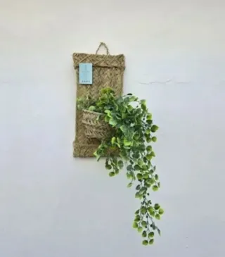 Macetero Esparto Natural Estilo Boho