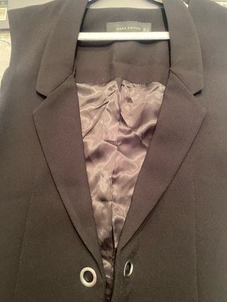 Chaleco negro Zara mujer