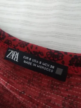 Vestido largo Zara estampado Talla S