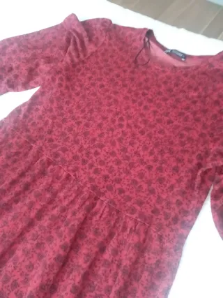 Vestido largo Zara estampado Talla S