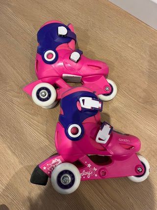 Patines niña Decathlon rosas y morados